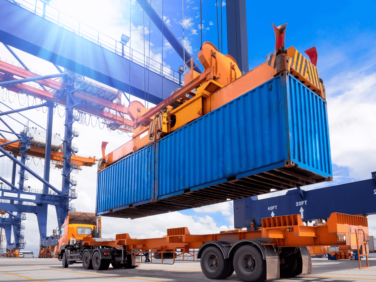 Matters concerning the transport of open-top containers