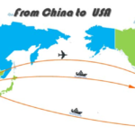 Von China in die USA