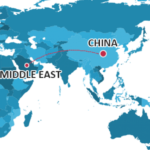 Versand von China in den Nahen Osten