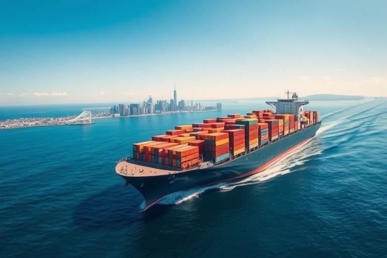 how long is ocean freight from china to california