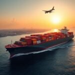 Wie lange dauert der Gütertransport von China nach Frankreich?