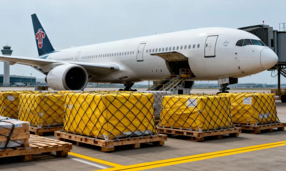 Air freight cost from China to Germany per KG