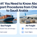 import procedure from china to Saudi Arabia