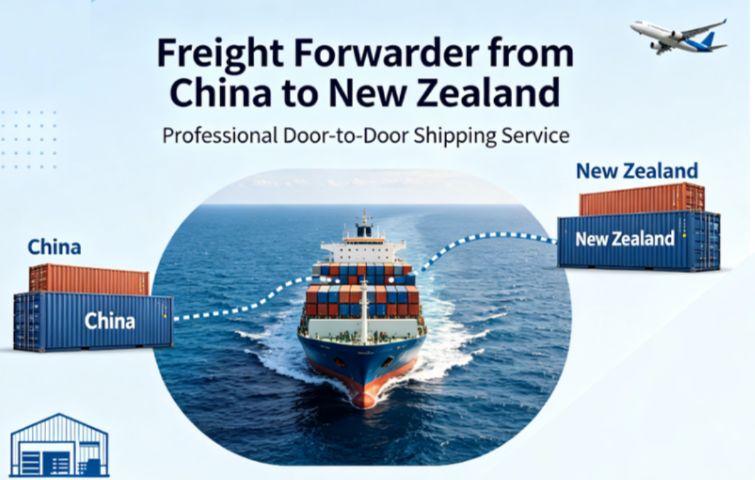 Freight Forwarder from China to New Zealand