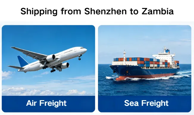 Shipping from Shenzhen to Zambia