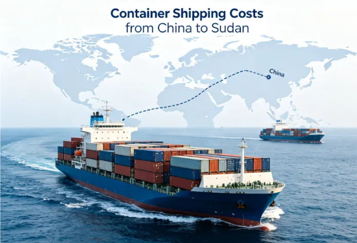 Container Shipping Costs from China to Sudan